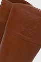Lauren Ralph Lauren kozaki skórzane Justine brązowy 802915418001.270