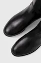 črna Usnjeni elegantni škornji Lauren Ralph Lauren Justine