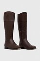 Lauren Ralph Lauren kozaki skórzane Justine 802915418003.200 brązowy AW23