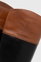 Lauren Ralph Lauren kozaki skórzane Justine 802915418004.999 czarny