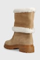 Scarpe Lauren Ralph Lauren stivaletti alla caviglia in pelle Carter 802915440001.200 beige