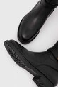 Lauren Ralph Lauren kozaki skórzane Hallee czarny 802915444001.001
