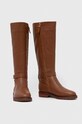 Кожени ботуши Lauren Ralph Lauren Hallee 802915444002.270 кафяв AW23