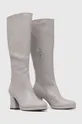 Elegantni škornji Pinko Elgar siva