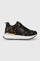 Guess sneakersy KADDY imitacja skóry licowej czarny FL8DDY.FAL12.BROCR