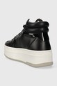 Obuwie Guess sneakersy LINZY FL8LIZ.LEA12.BLACK czarny