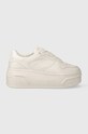 Guess sneakersy NOLDE imitacja skóry licowej beżowy FL8NOE.ELE12.WINTE
