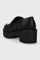 Boty Kožené mokasíny Guess WANYN FL8WNY.LEA14.BLACK černá