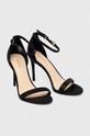 Guess sandały KABAILE FL8KIE.SAT03.BLACK czarny AW23