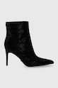 Guess botine RICHERN peste 8 cm negru FL8RHN.FAB10.BLACK