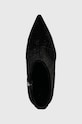 Guess botine RICHERN negru FL8RHN.FAB10.BLACK