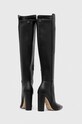 Cipők Guess bőr csizma SEVILLA FL8SEA.LEA11.BLACK fekete