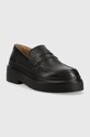 GARMENT PROJECT mokasyny skórzane June Loafer GPW2403.999 czarny AW23
