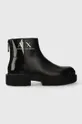 čierna Členkové topánky Armani Exchange Dámsky