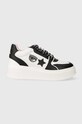 Usnjene superge Chiara Ferragni Platforma bela CF3217.034