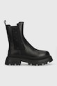 Chiara Ferragni ghete chelsea de piele 5-8 cm negru CF3249.001