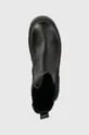 μαύρο Δερμάτινες μπότες τσέλσι Chiara Ferragni