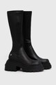 Naked Wolfe kozaki Scar Scar.Black.Stretch czarny AW23