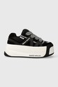 Кроссовки Naked Wolfe Slider замш чёрный Slider.Black