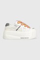 Naked Wolfe sneakers Slider textil alb Slider.White