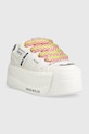Naked Wolfe sneakers Slider Slider.White alb SS25
