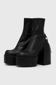 Naked Wolfe stivaletti alla caviglia Sugar Sugar.Black nero AW24