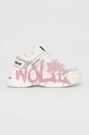 Αθλητικά Naked Wolfe Track υφασμάτινο λευκό Track.Logo.Pink
