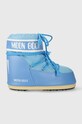 Moon Boot śniegowce ICON LOW NYLON imitacja skóry licowej niebieski 14093400.015