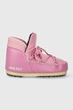Μπότες χιονιού Moon Boot PUMPS NYLON απομίμηση λείου δέρματος ροζ 14600300.004