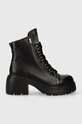 Liu Jo bőr bakancs CARRIE 28 platform fekete SF3053P010222222