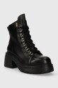 Liu Jo bőr bakancs CARRIE 28 SF3053P010222222 fekete AW23