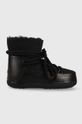 Inuikii śniegowce skórzane Classic skóra zamszowa czarny 75101.007.Black
