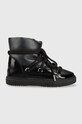 Кожаные сапоги Inuikii GLOSS с утеплением чёрный 75202.007.Black