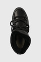 Inuikii śniegowce skórzane Full Leather Wedge czarny 75203.087.Black