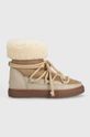 Inuikii śniegowce skórzane Classic High skóra zamszowa beżowy 75207.005.Beige