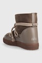 Obuv Kožené snehule Inuikii CLASSIC 75202.005.Taupe hnedá