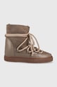 Шкіряні чоботи Inuikii CLASSIC WEDGE з утепленням коричневий 75203.005.Taupe