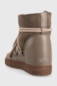 Obuv Kožené snehule Inuikii Classic Wedge 75203.005.Taupe hnedá