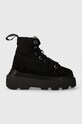 Замшеві чоботи Inuikii Matilda Shearling замша чорний 35203.028.Black