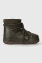 Kožené snehule Inuikii Classic usňová koža zelená 75101.007.Olive