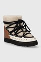 Kožené snehule Inuikii Curly Rock Wedge 75103.076.Cream béžová AW23