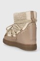 Obuwie Inuikii śniegowce skórzane Curly Rock Wedge 75103.076.Beige beżowy