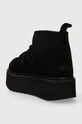 Scarpe Inuikii stivali da neve in camoscio Classic Low Platform 75104.105.Black nero