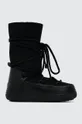 μαύρο Δερμάτινες μπότες χιονιού Inuikii Classic High Γυναικεία