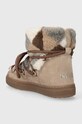 Παπούτσια Μπότες χιονιού σουέτ Inuikii Shearling Patchwork 75202.076.Triangle μπεζ