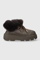 Kožené snehule Inuikii Endurance Trekking usňová koža hnedá 75202.112.Taupe