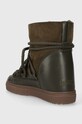 Obuv Kožené snehule Inuikii Classic Wedge 75203.005.Olive zelená