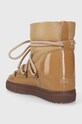 Obuv Kožené snehule Inuikii Gloss Wedge 75203.007.Beige béžová