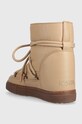 Obuwie Inuikii śniegowce skórzane Full Leather Wedge 75203.087.Beige beżowy