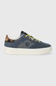 Desigual sneakersy syntetyczny niebieski 23WSKD01.5034